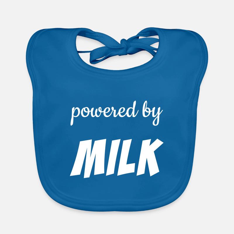 Powered by Milk - Black&White Organic Baby Bibs