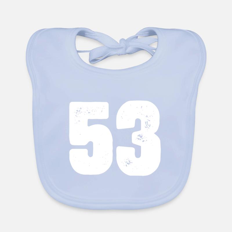 53 Numéro maillot Bavoir bio Bébé