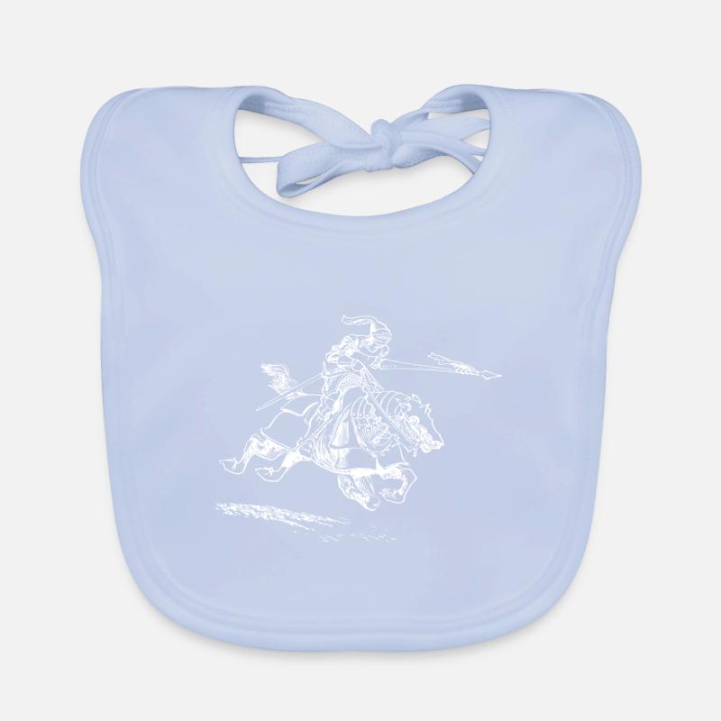 Chevalier Moyen Âge armure ordonneur épée Bavoir bio Bébé