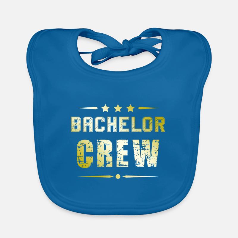 Bachelor Crew Baby Bio-Lätzchen