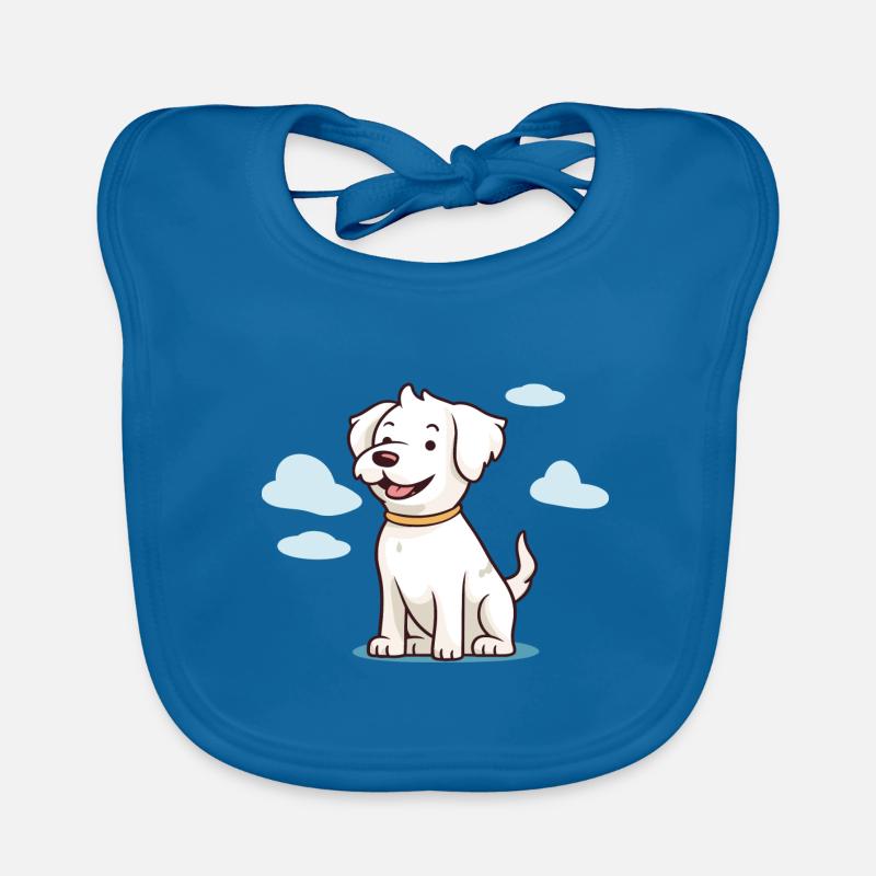 Conception de chien mignon pour les propriétaires de chiens Bavoir bio Bébé
