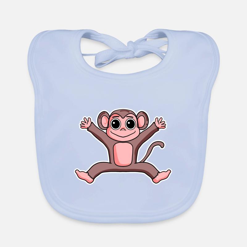 Singe Bavoir bio Bébé