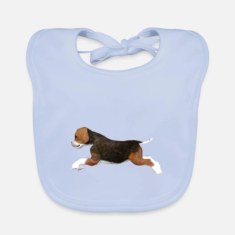 Chiot Beagle Bavoir bio Bébé