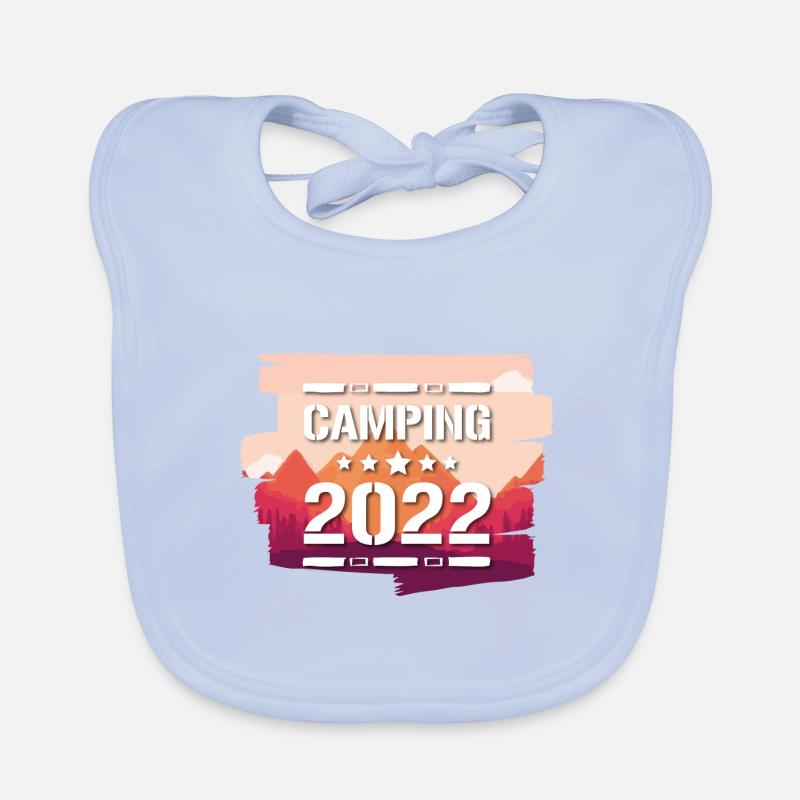 Camping 2022 Organic Baby Bibs