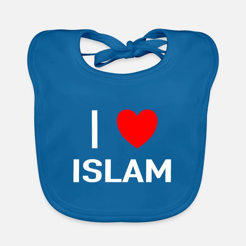 J’aime l’islam Bavoir bio Bébé