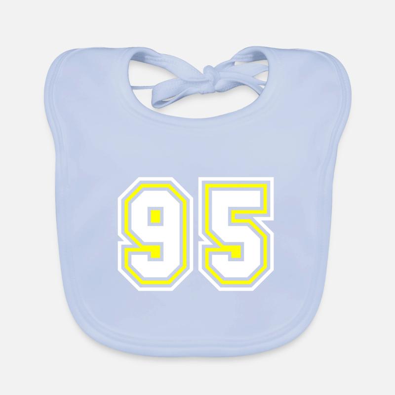 Symbole numérique 95 Bavoir bio Bébé
