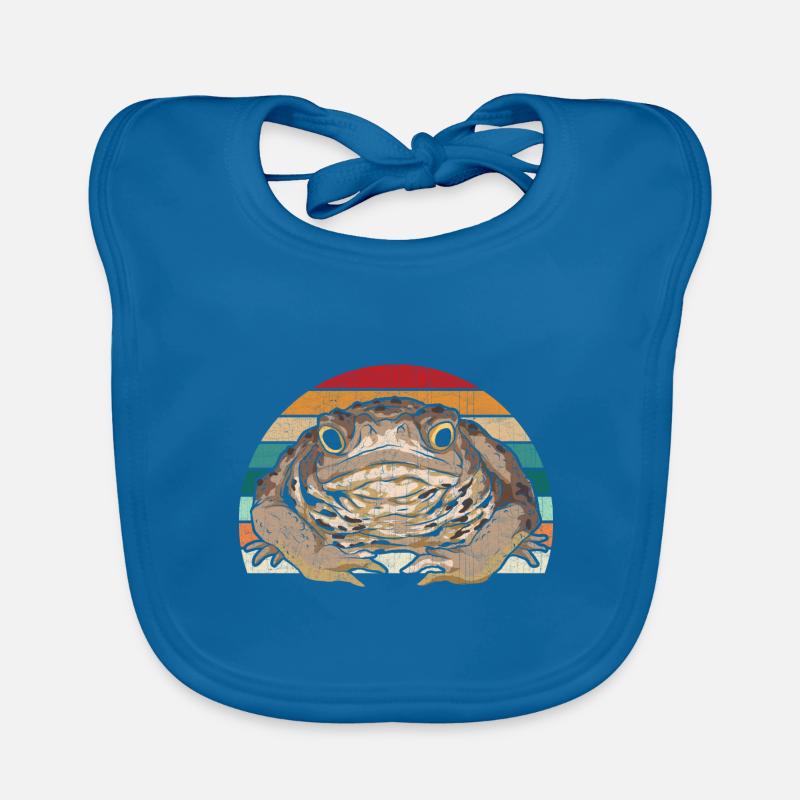 Retro Toad Organic Baby Bibs