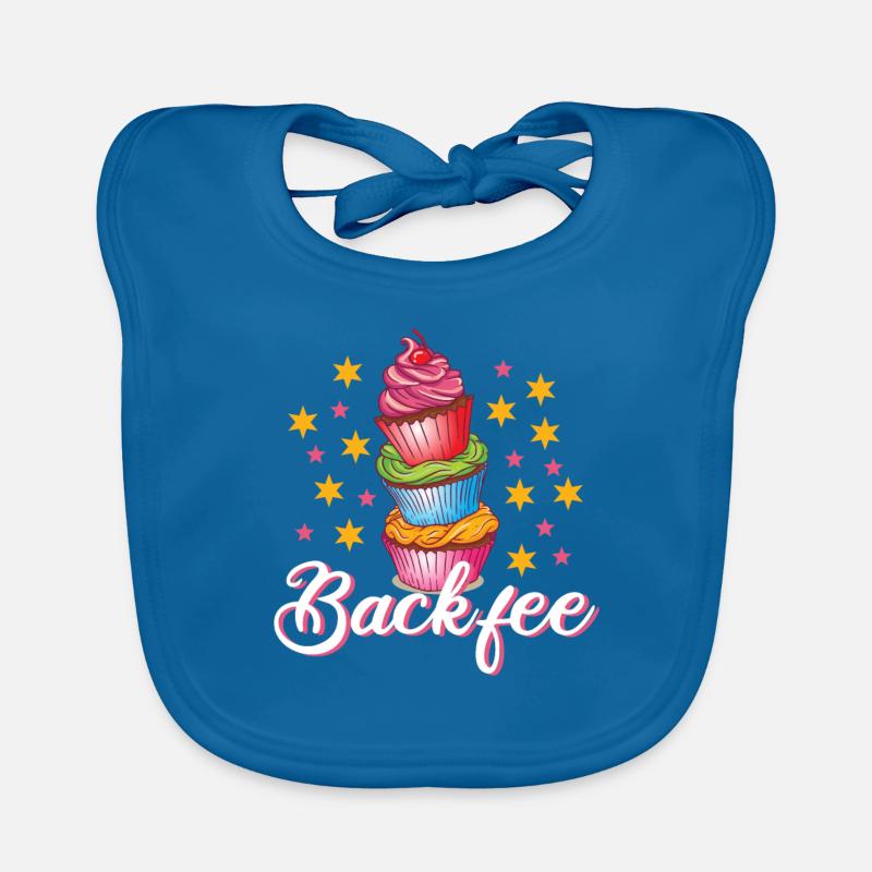 Backfee Bäcker Hobbybäcker Cupcake Muffin Torten Baby Bio-Lätzchen