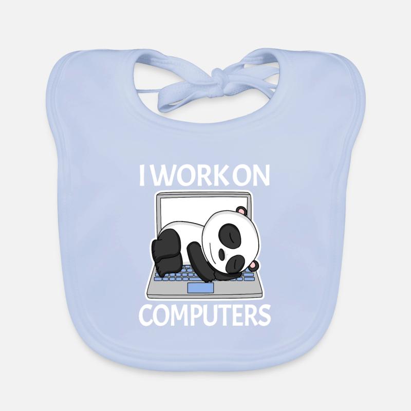 Computer Nerd Programmierer Herren Geschenk Baby Bio-Lätzchen
