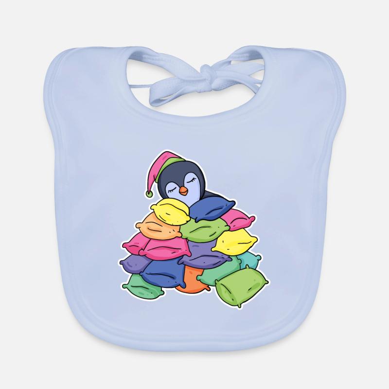 Sleeping penguin Organic Baby Bibs