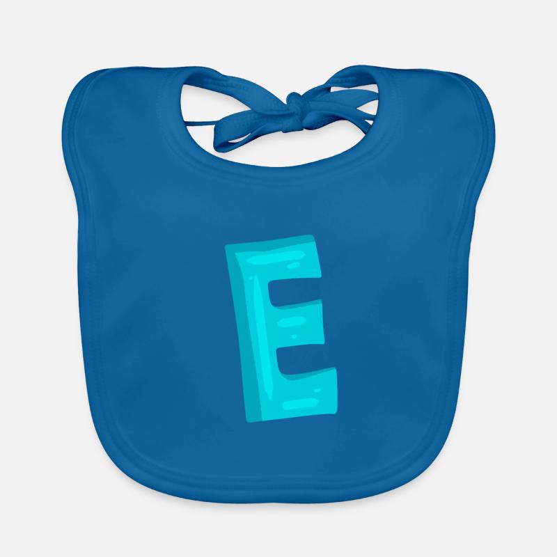 Anfangsbuchstabe E Buchstabe Baby Bio-Lätzchen