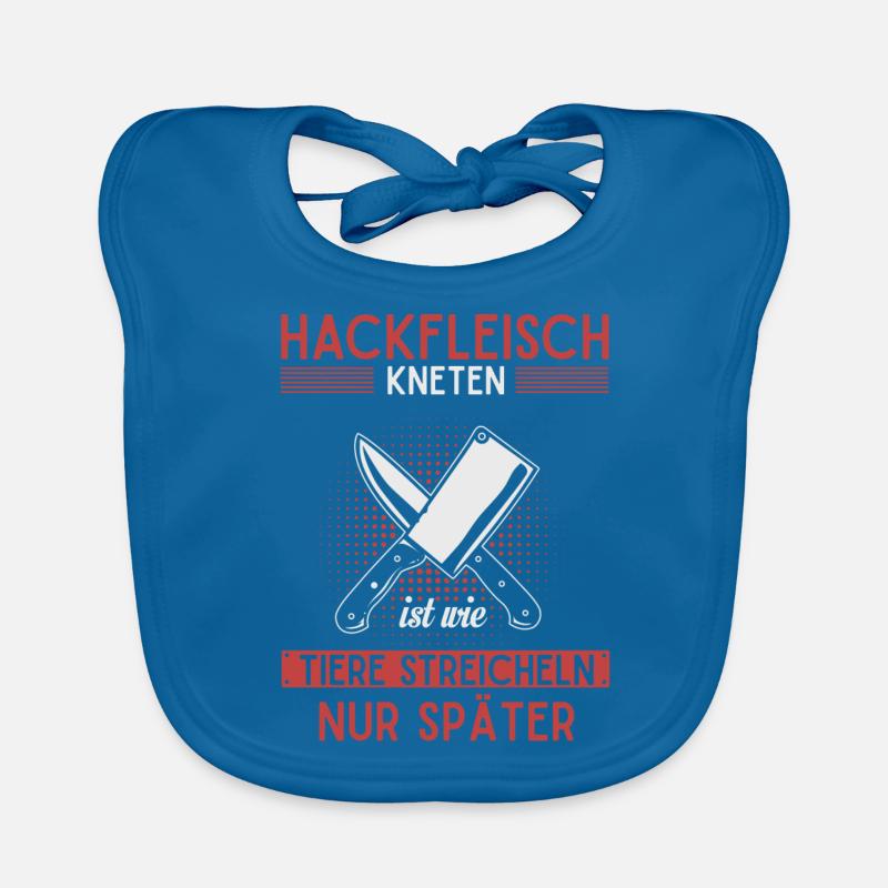 Fleischer und Metzger Geschenk, Hackfleisch Baby Bio-Lätzchen