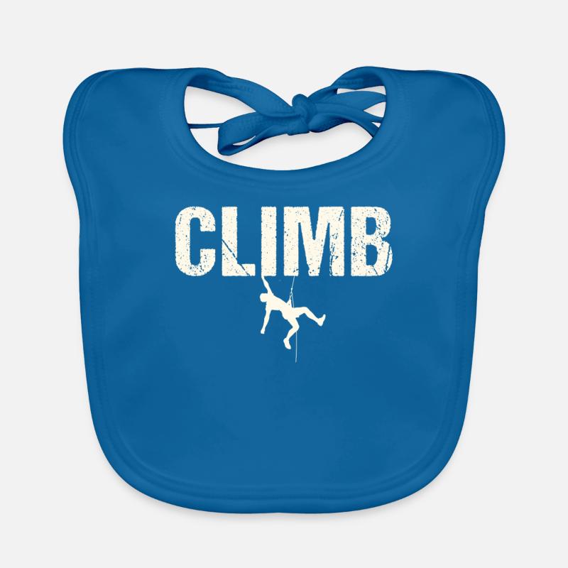 Climbing, Climbing, Climbing Organic Baby Bibs