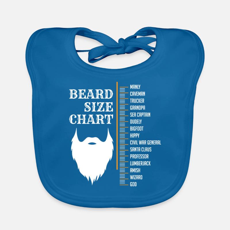 Bear Size Chart, Bearded, Bearded Organic Baby Bibs