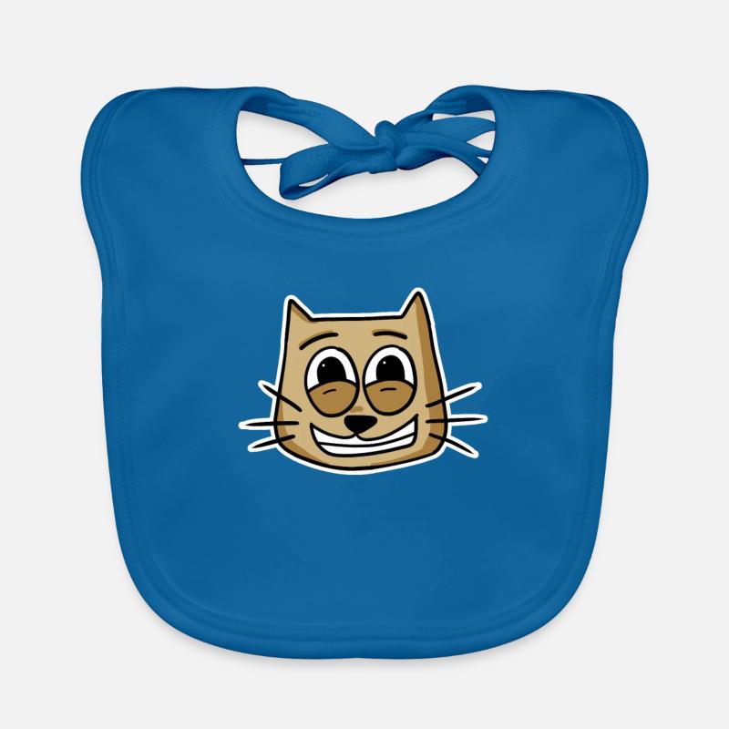 Chat Visage de chat Bavoir bio Bébé