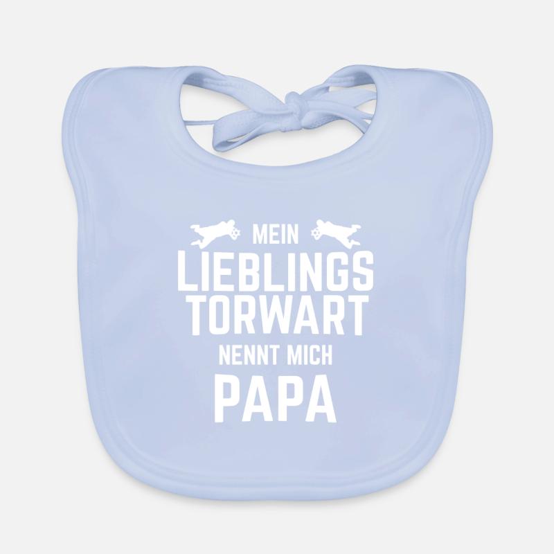Fußball Geschenkidee Torwart Baby Bio-Lätzchen