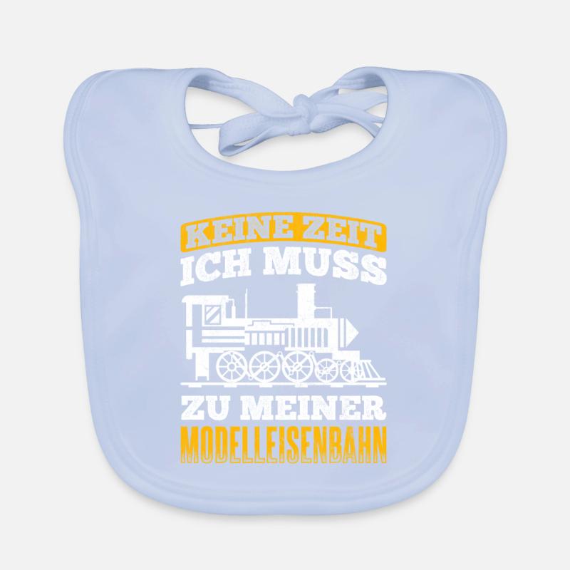 Modelleisenbahn Eisenbahn Baby Bio-Lätzchen