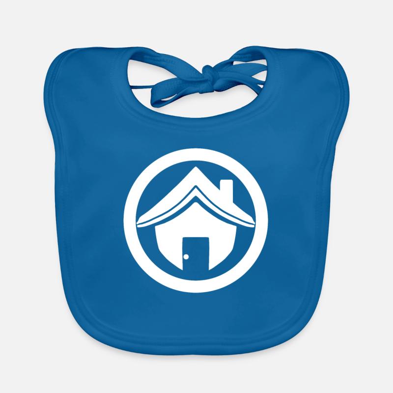 House roof Organic Baby Bibs