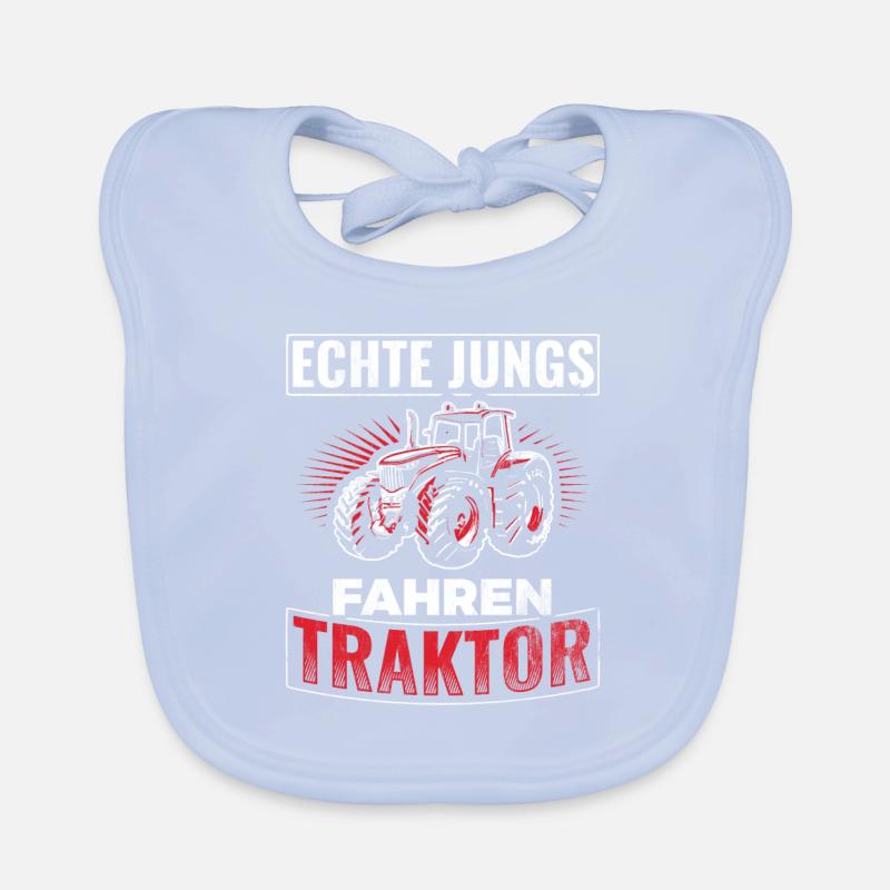 Traktor Bauer Baby Bio-Lätzchen