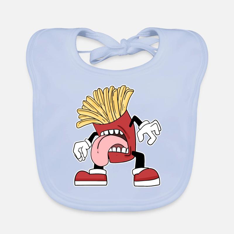Frites Bavoir bio Bébé