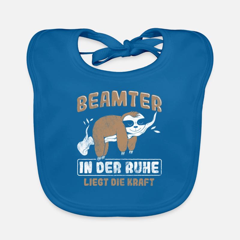 Arbeit Beamter Beamte Baby Bio-Lätzchen