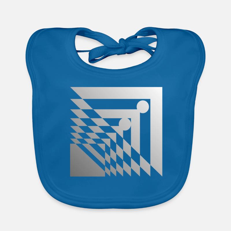 geometric pattern Organic Baby Bibs