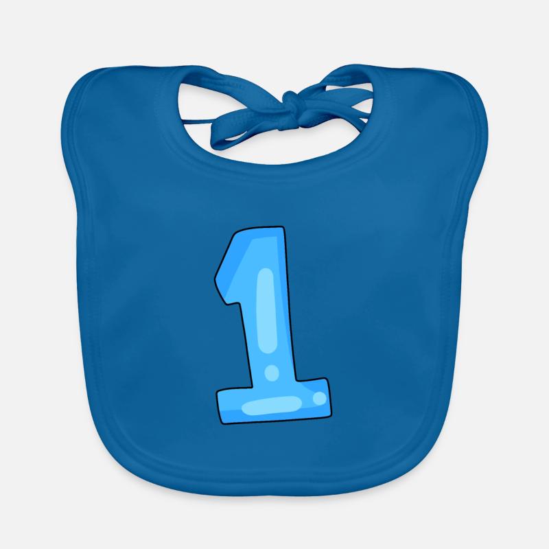 1 bleu clair Bavoir bio Bébé