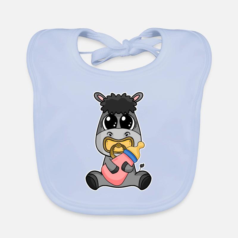 Bébé âne Bavoir bio Bébé