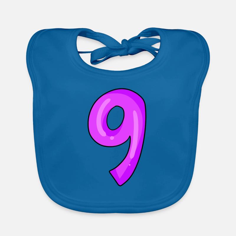 Nummer 9 Baby Bio-Lätzchen