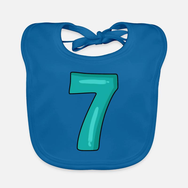 Numéro 7 Bavoir bio Bébé
