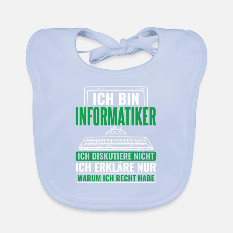 Informatik Informatiker Programmierer Baby Bio-Lätzchen