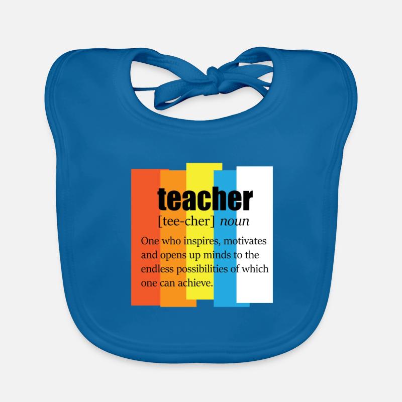 Lehrer Einfluss Lehramt Schule Schullehrer Baby Bio-Lätzchen
