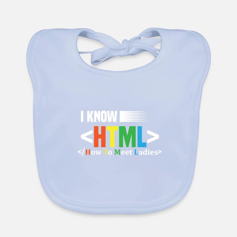 Code Encodage Codeur Codage Informaticien Bavoir bio Bébé