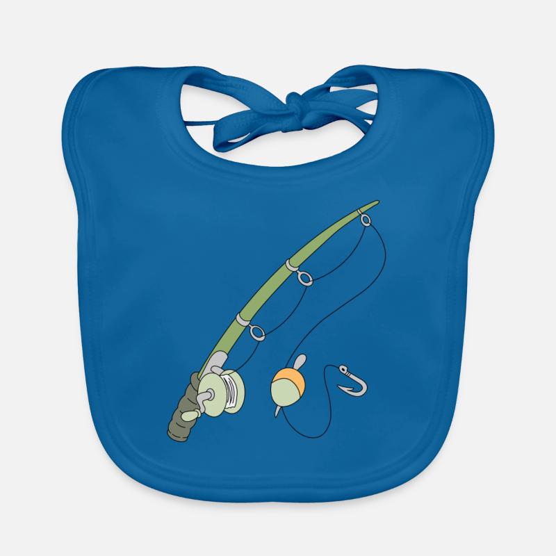Pêcher Pêcher Canne à pêche Canne à pêche Bavoir bio Bébé