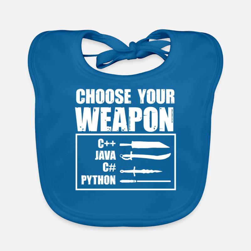 Python-Programmierung, Programmierer, Coder Baby Bio-Lätzchen