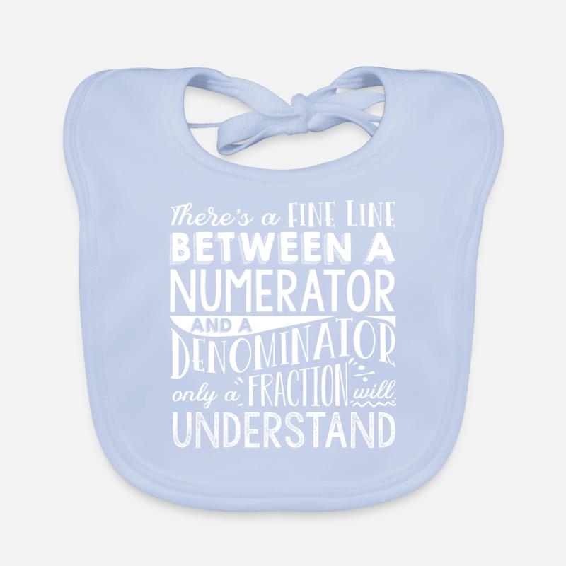 Mathématiciens, Mathématiques, Mathématiques Bavoir bio Bébé