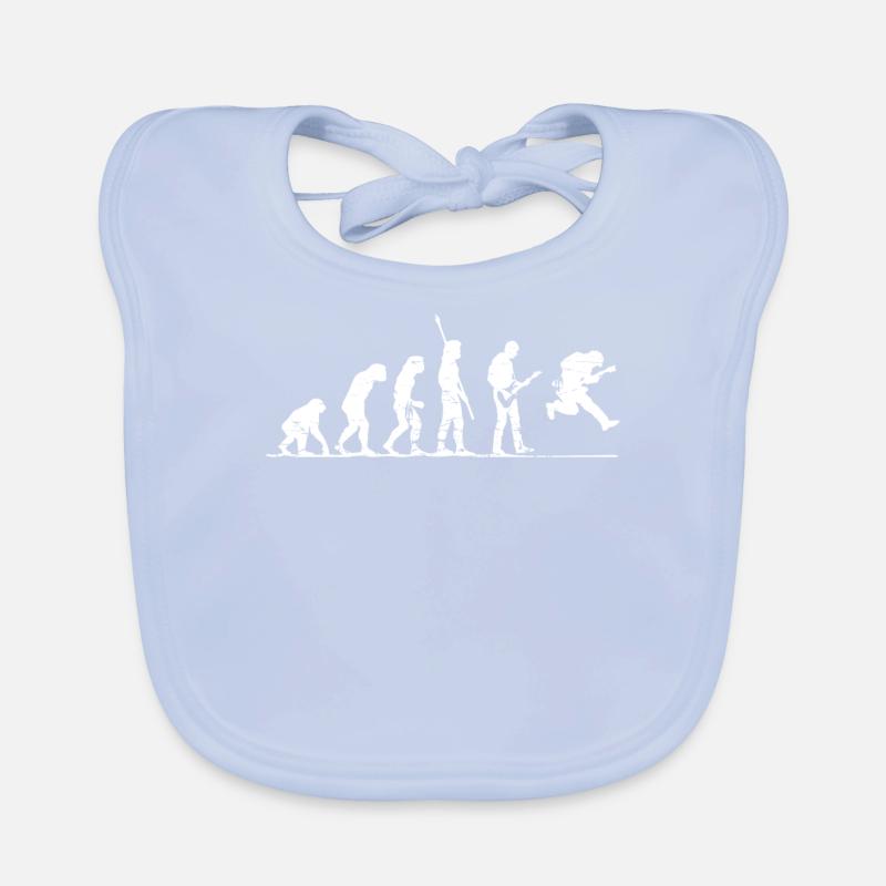 Guitar player Evolution, guitarist Organic Baby Bibs