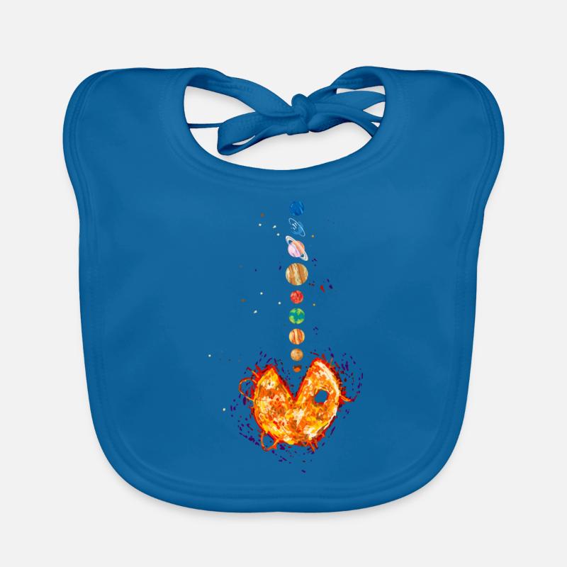 Solar System, Solar Planets, Astrology Organic Baby Bibs