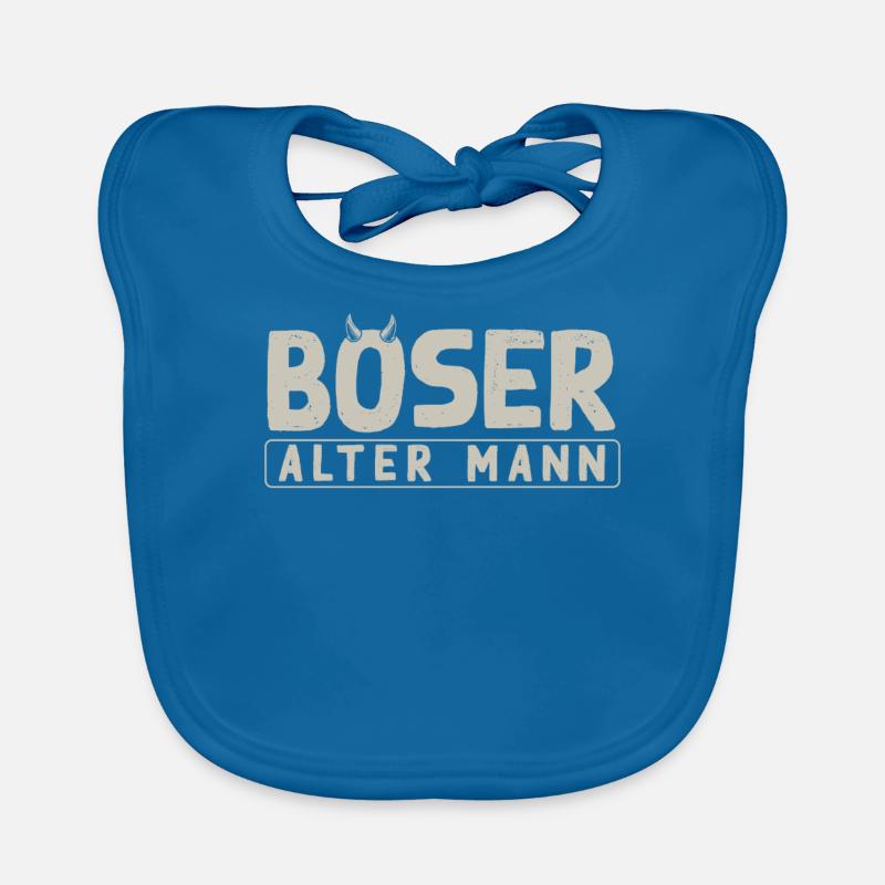 Evil old man, Organic Baby Bibs