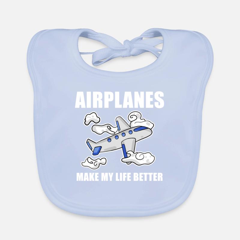 Avion Bavoir bio Bébé