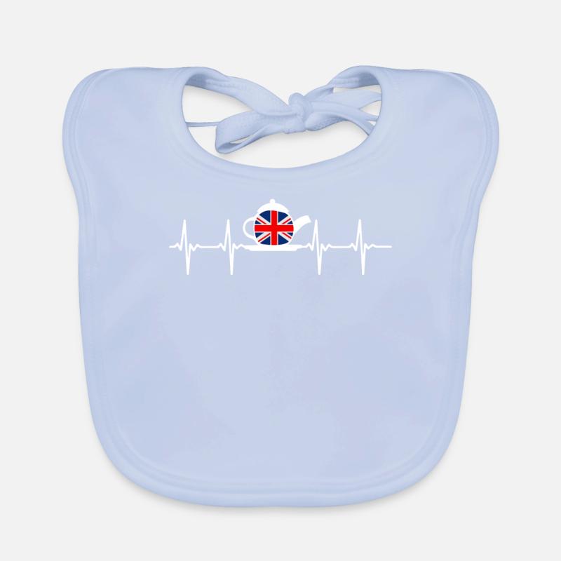 Tea lovers, tea drinkers, tea time Organic Baby Bibs