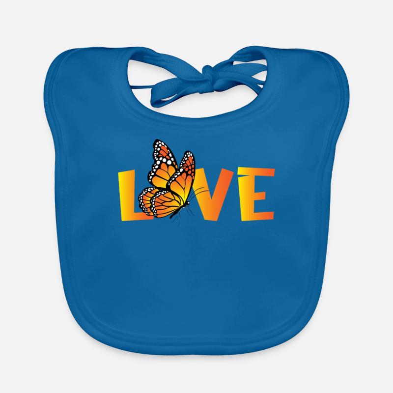 Papillon monarque Bavoir bio Bébé