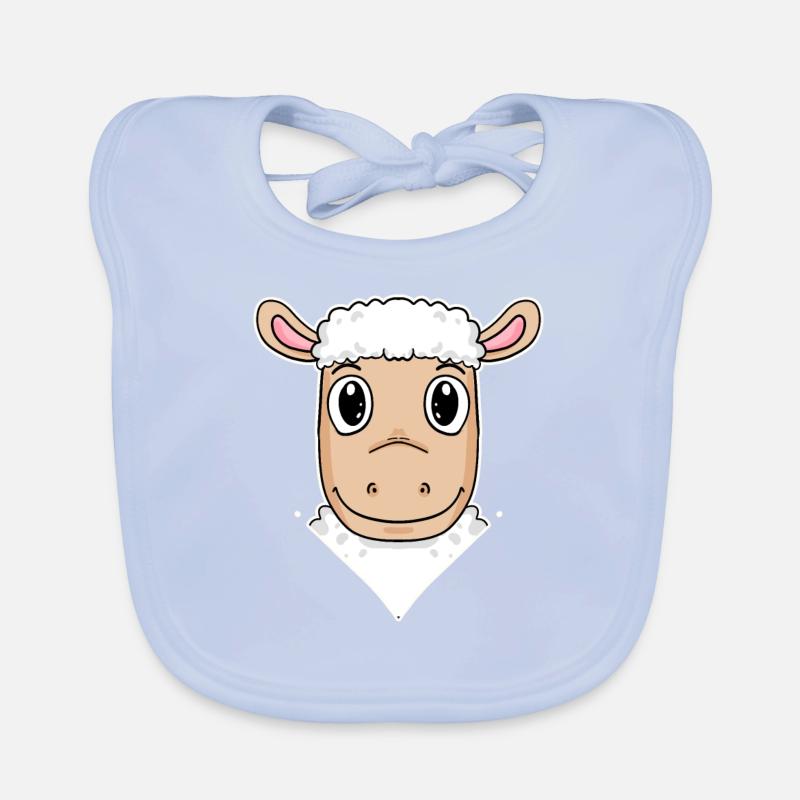Illustration de moutons Bavoir bio Bébé
