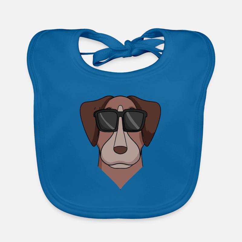 Pointer Dog Dog Organic Baby Bibs
