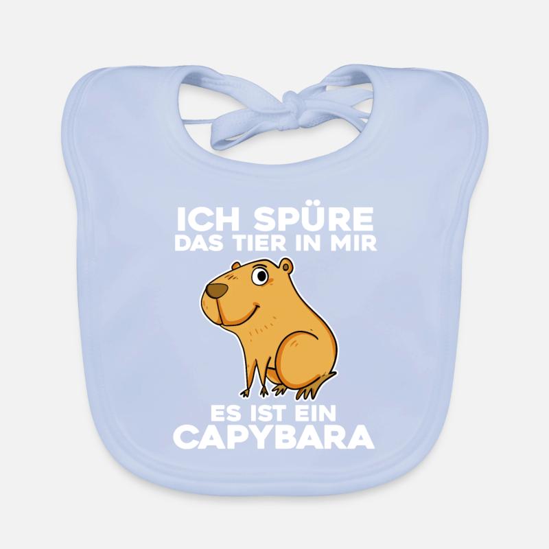 Capybara Wasserschwein Baby Bio-Lätzchen