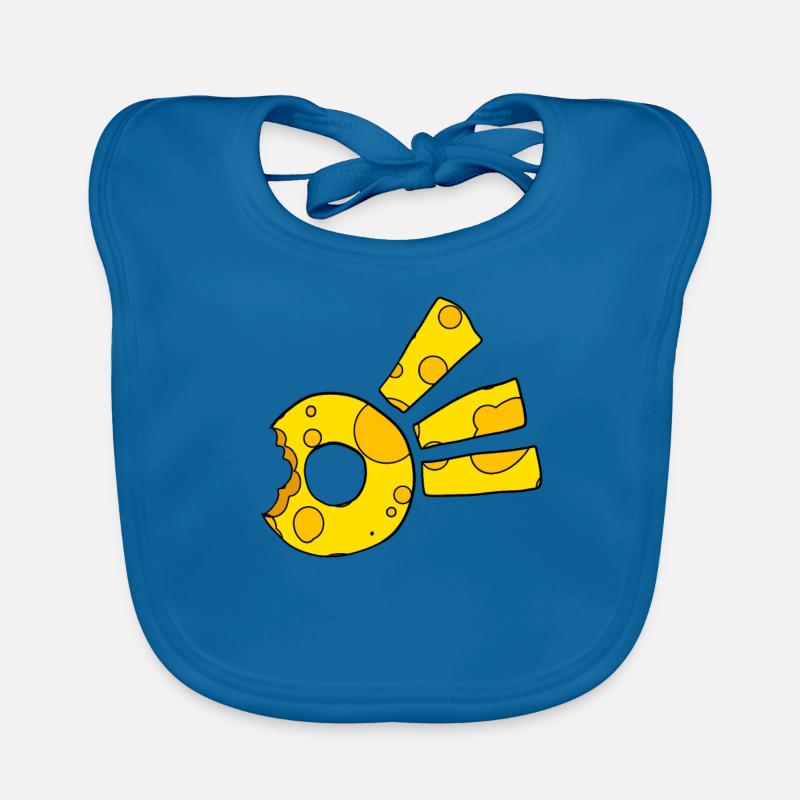 Cheese Comet Symbol Organic Baby Bibs