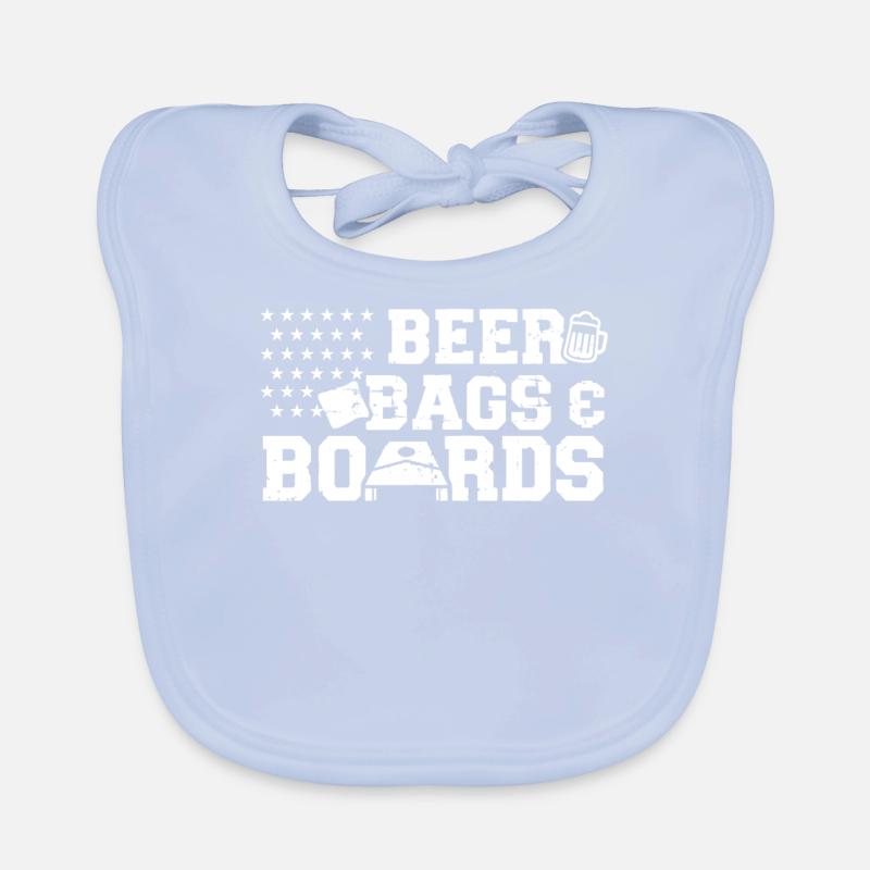 Cornhole, pouf, lancer de pouf Bavoir bio Bébé