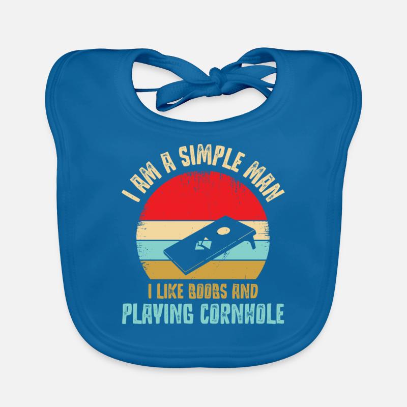 Cornhole, pouf, lancer de pouf Bavoir bio Bébé