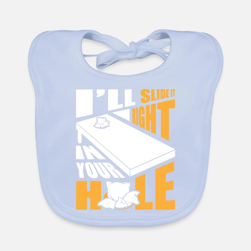 Cornhole, pouf, lancer de pouf Bavoir bio Bébé