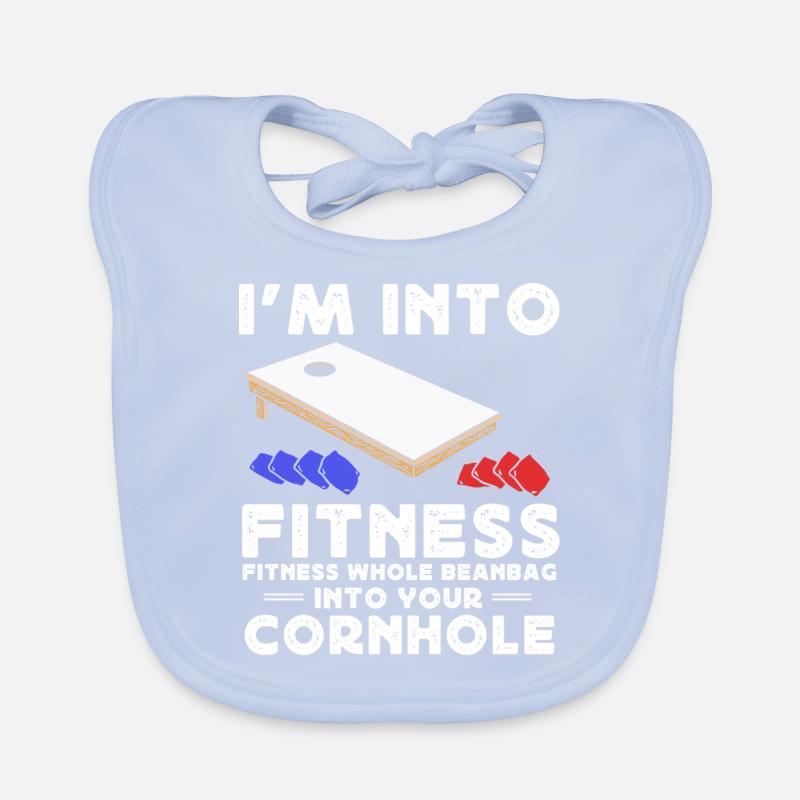 Cornhole, pouf, lancer de pouf Bavoir bio Bébé